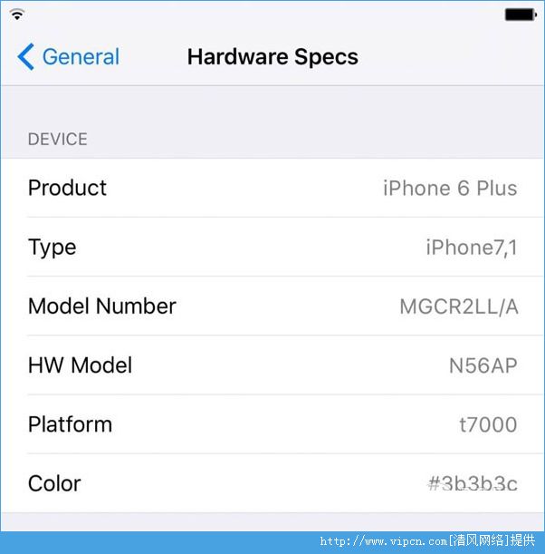 ios9ԽHardwareSpecs β鿴iPhone6sӲ[ͼ]ͼƬ1