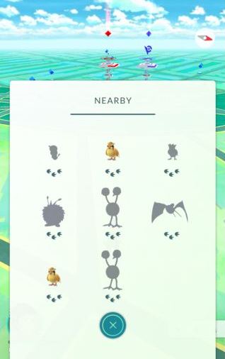 ڴgoôҵľ飿pokemon goӡnearby[ͼ]