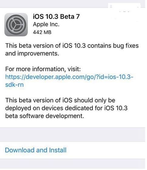 iOS10.3Beta7ʲôiOS10.3Beta7ݴȫ[ͼ]