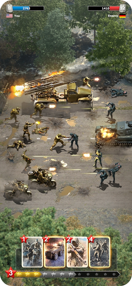 Heroes of War WW2 Idle RPGϷͼƬ1