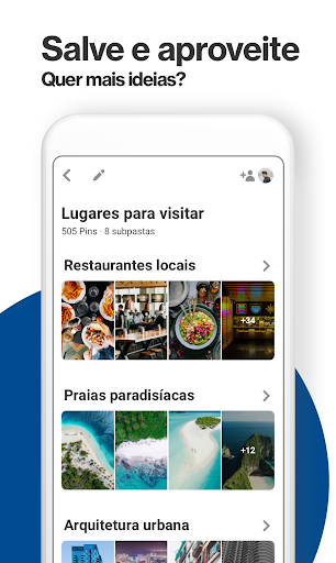 Pinterest Lite mod apk premium desbloqueado última versão 2024  1.8.0 screenshot 1