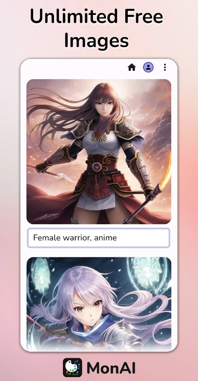 monAI ai art generator mod apk premium desbloqueado última versão  1.0.587 screenshot 3