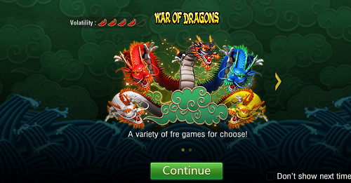 War Of Dragons slot apk para android  1.0 screenshot 1