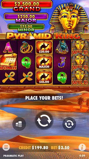 Pyramid King slot apk para android图片1