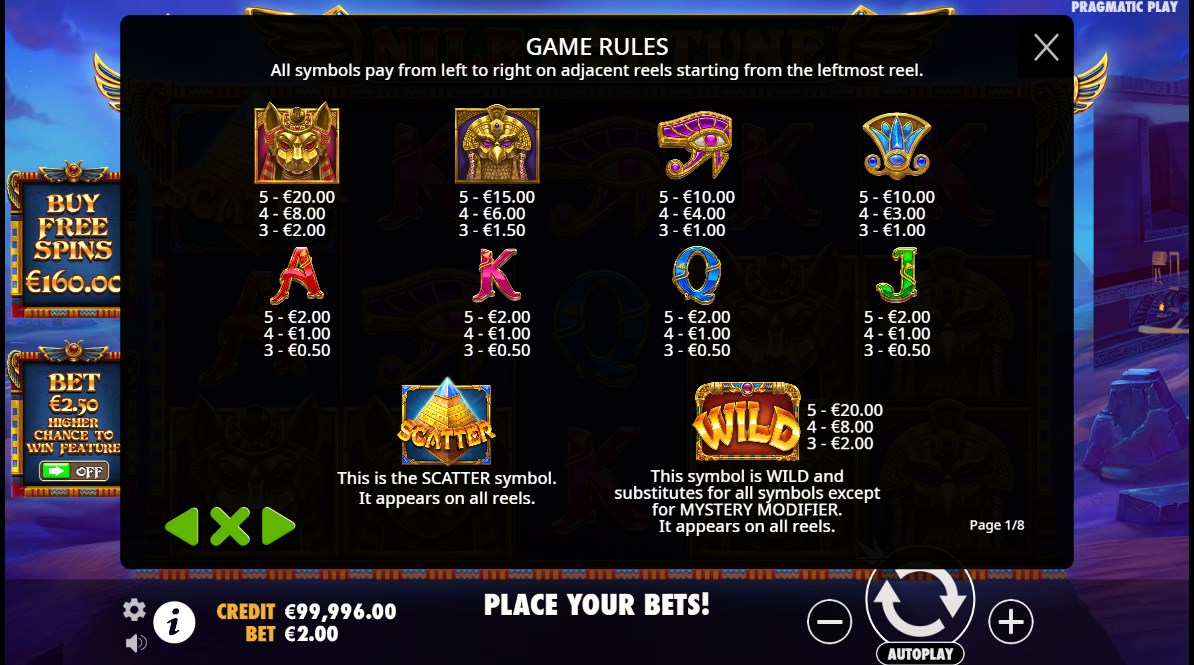 Nile Fortune slot apk para android图片1