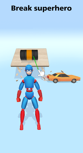 Superhero Ragdoll Dummy Break apk para android图片1