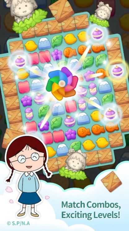 CHIBI MARUKO CHAN Match Puzzle para android图片1