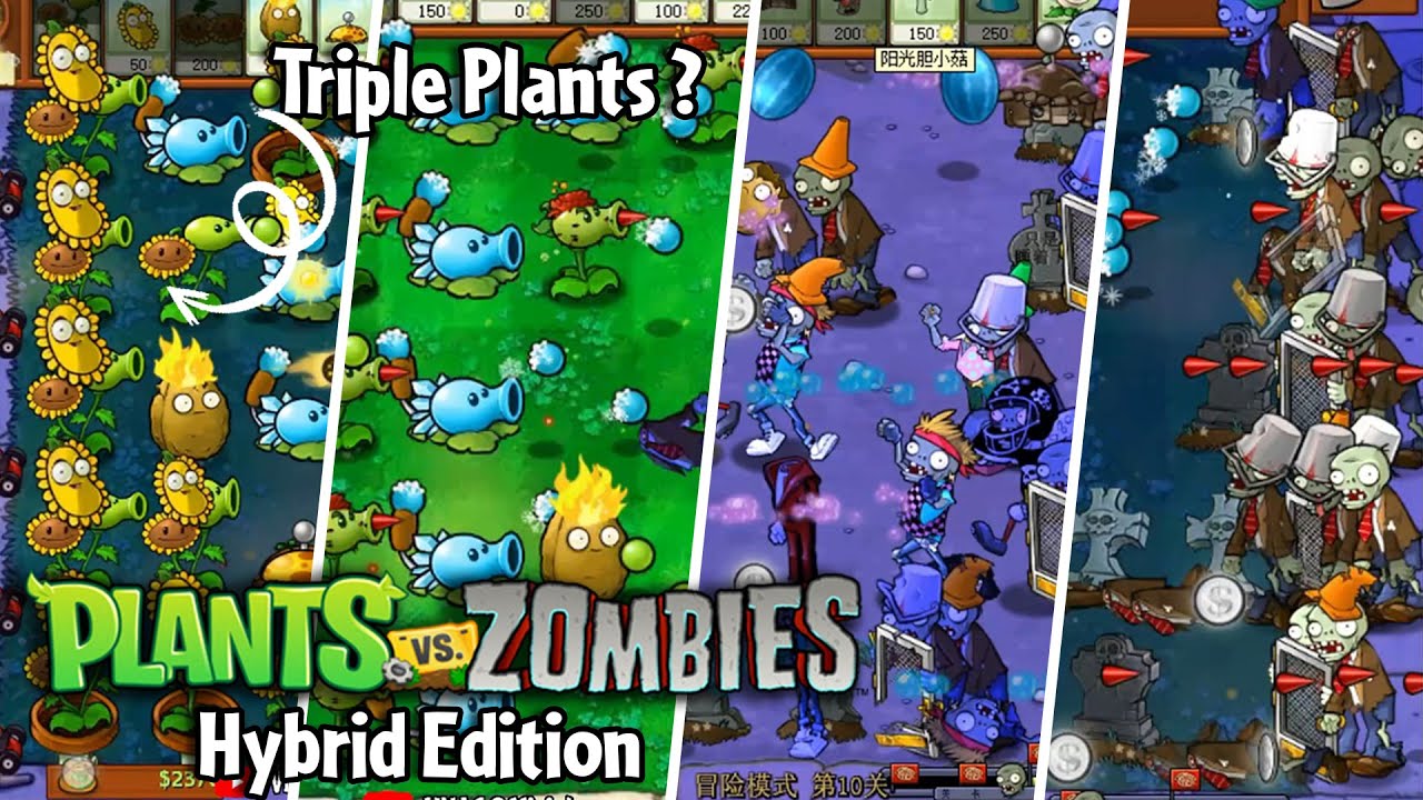 Plants vs Zombies Hybrid plants mod apk tudo ilimitado  1.0 screenshot 1