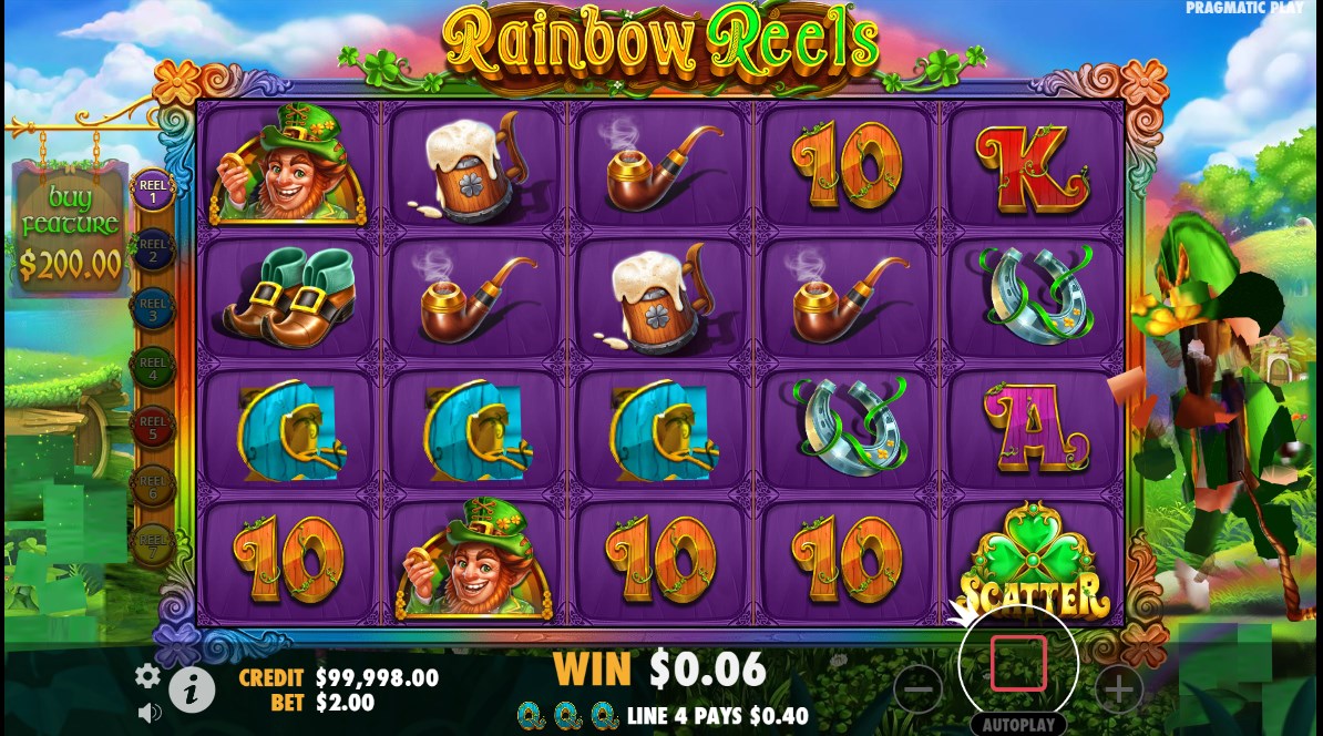 Rainbow Reels slot apk para android图片1