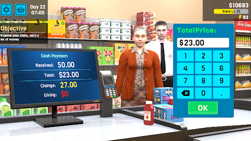 Manage Supermarket Simulator mod apk dinheiro ilimitado  1.11 screenshot 2