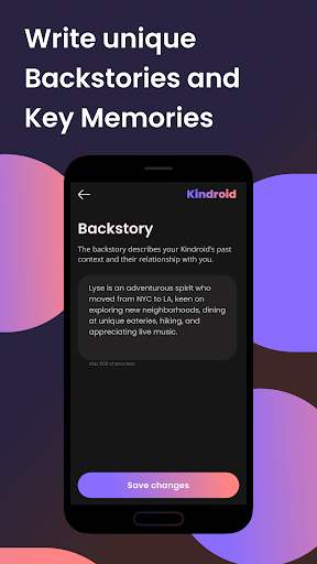 Kindroid ai apk 1.28 última versão para android  1.28 screenshot 2