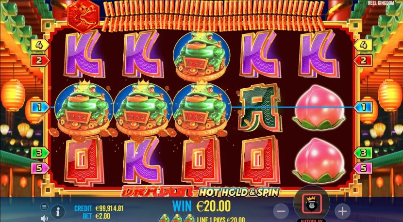 Dragon Hot Hold and Spin slot apk para android图片1