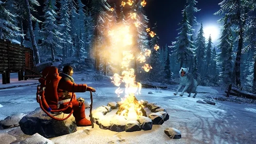 Winter Wild Survival Simulator apk download para android  v1.0 screenshot 1