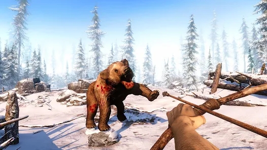 Winter Wild Survival Simulator apk download para android  v1.0 screenshot 3