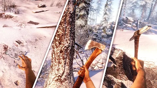 Winter Wild Survival Simulator apk download para android  v1.0 screenshot 2