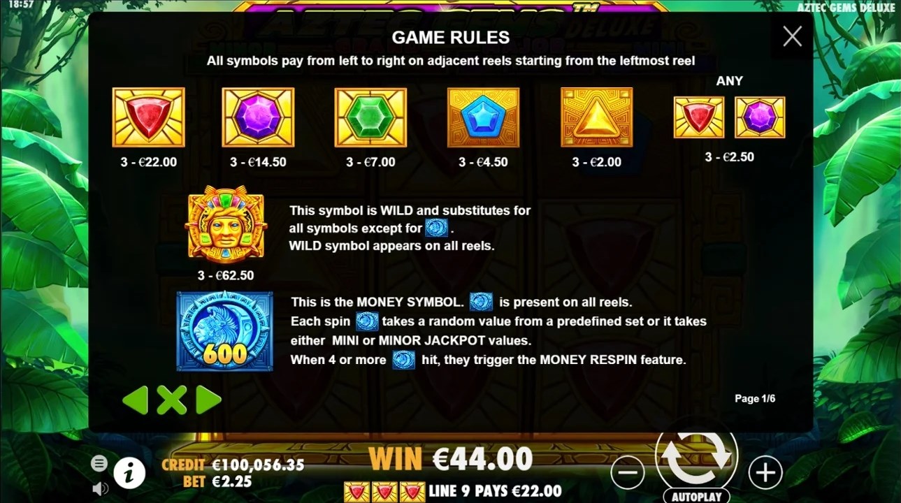 Aztec Gems Deluxe slot apk para android  1.0.0 screenshot 3