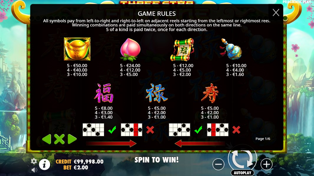 Three Star Fortune slot apk para android图片1