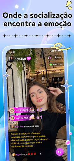 Kiya Live baixar apk última versão  1.0.4 screenshot 1