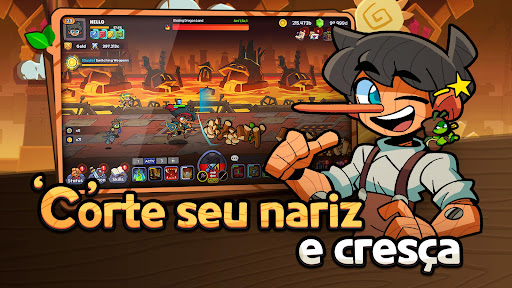 Pinóquio Herói RPG IDLE baixar apk última versão  1.0.9 screenshot 3