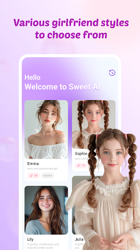 Sweet AI Virtual Companion apk para android  1.0.2 screenshot 1