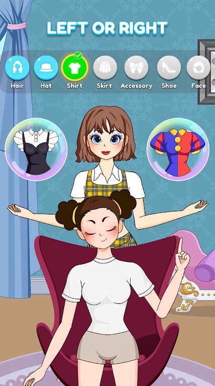 Left or Right Star Girl Style apk download para android  1.0.0 screenshot 1