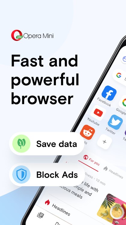 Opera mini beta apk última versão  83.0.2254.72825 screenshot 3