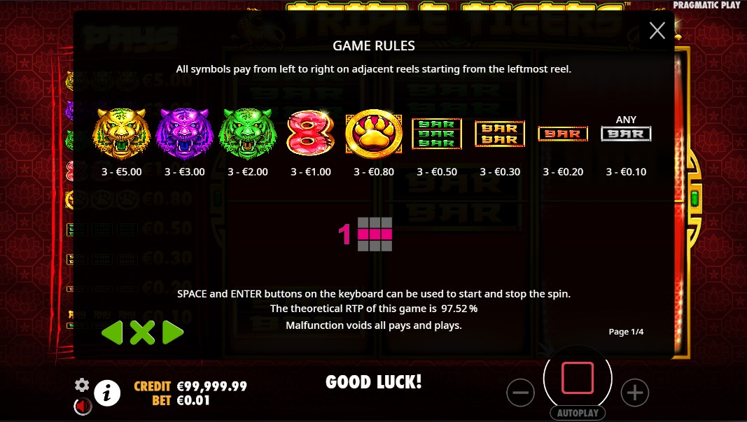 Triple Tigers slot apk para android  1.0.0 screenshot 2