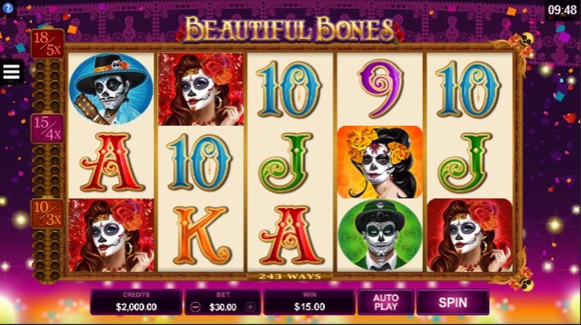 Beautiful Bones slot apk para android  1.0.0 screenshot 1