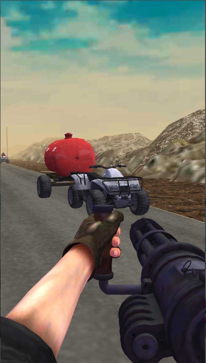 Road Chase Realistic Shooter apk download para android  1.5.3 screenshot 2