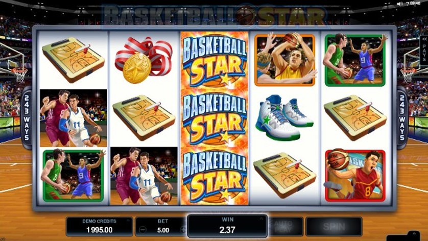 Basketball Star Deluxe slot apk para android  1.0.0 screenshot 1