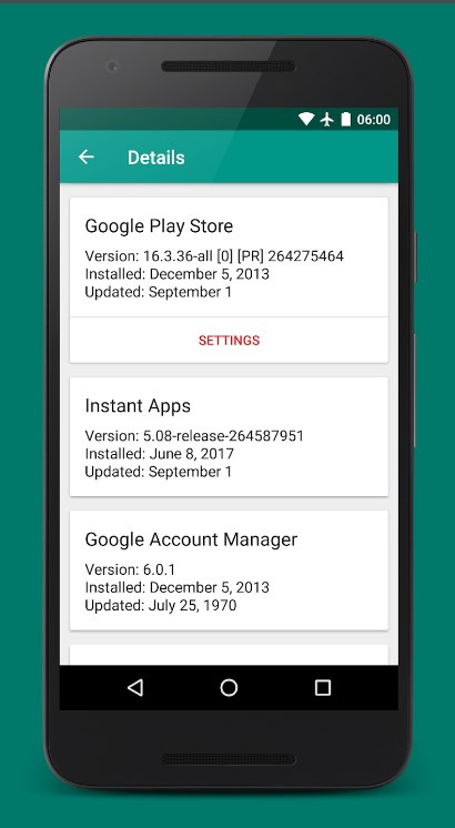 play services info update apk última versão  0.16 screenshot 1