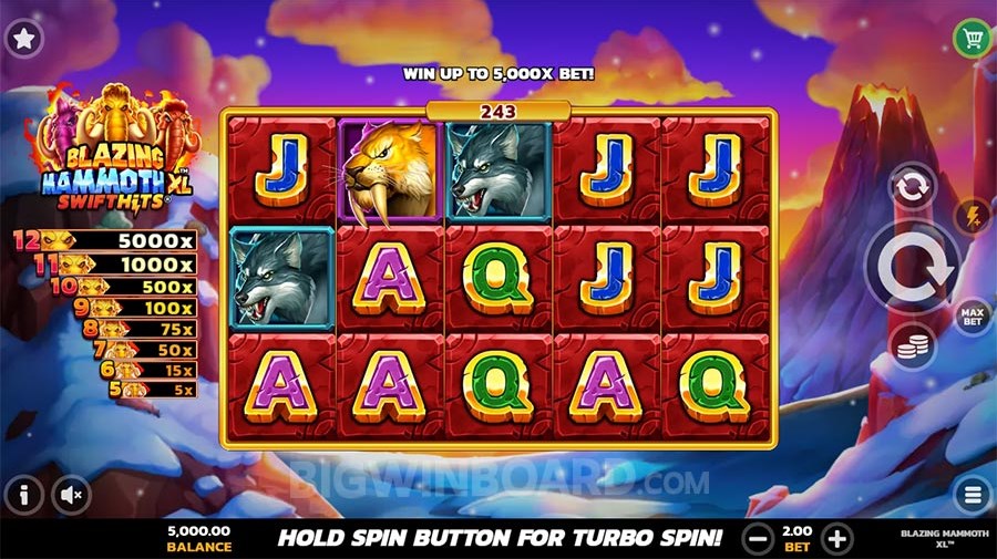 Blazing Mammoth slot apk para android  1.0.0 screenshot 2