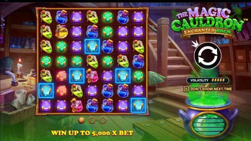 The Magic Cauldron Enchanted Brew slot apk para android图片1