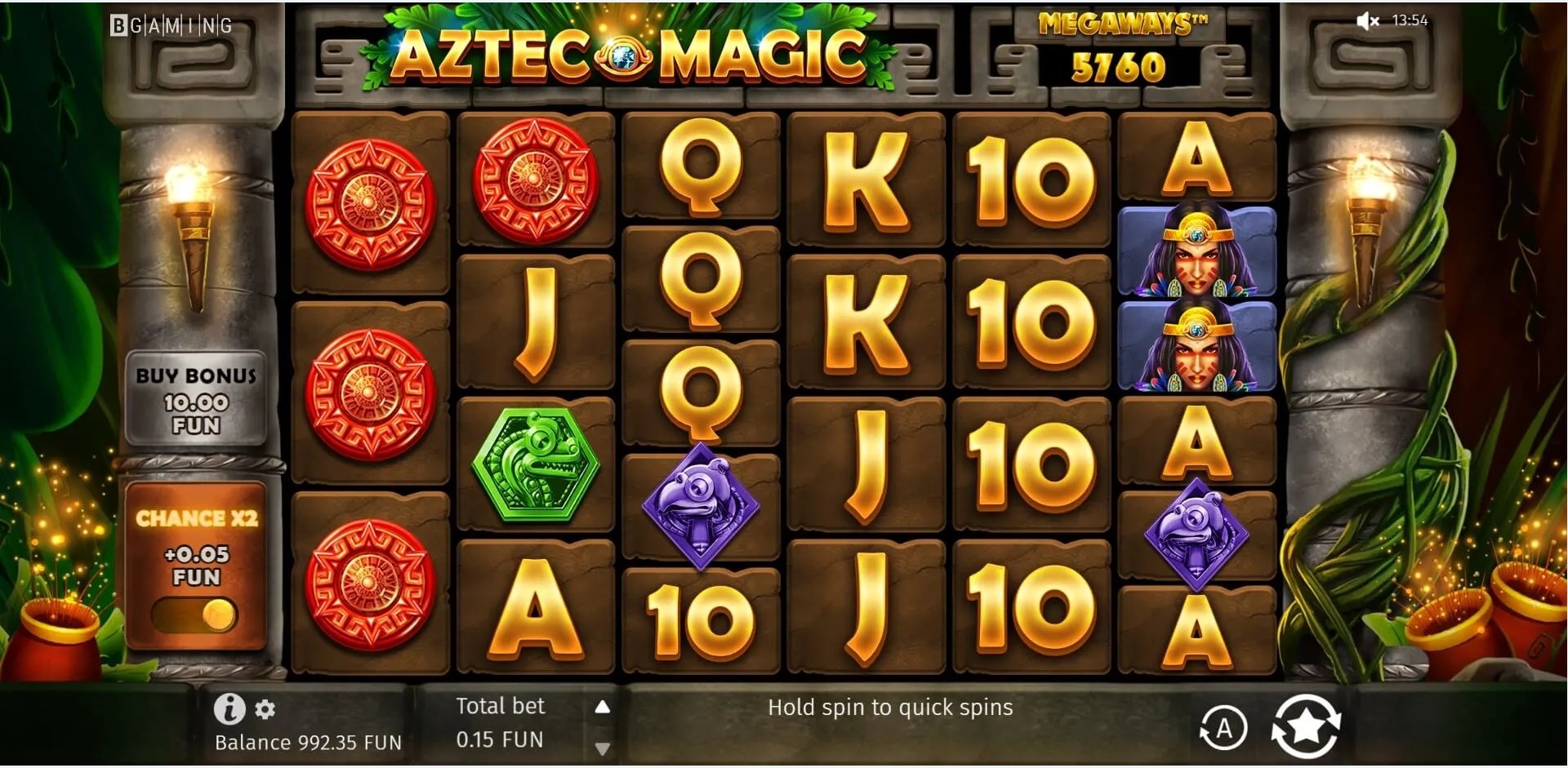 Aztec King slot apk para android图片2