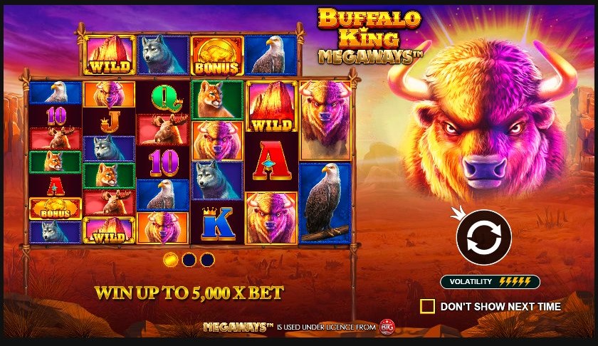 Buffalo King Megaways slot apk para android  1.0.0 screenshot 2