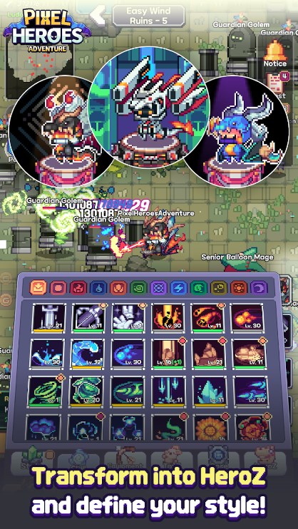 Pixel Heroes Adventure MMO apk download para android  1.50.0 screenshot 3