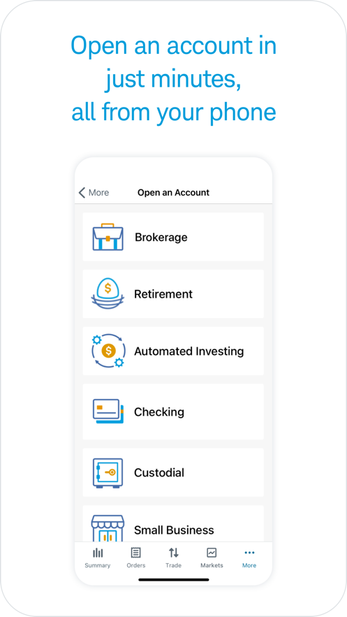 Schwab Mobile app para download Android  14.5.0 screenshot 1