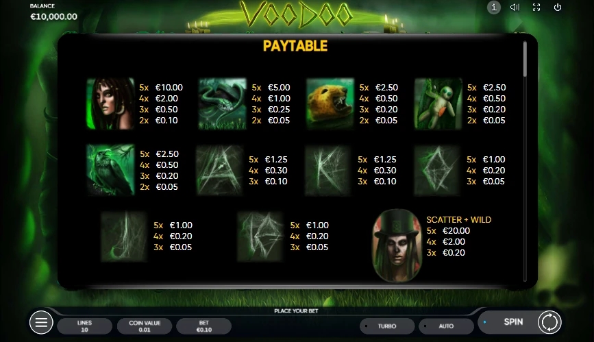 Voodoo Magic slot apk para android图片1