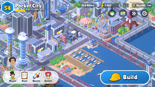 Pocket City 2 mod apk dinheiro e gemas ilimitados última versão 2024图片1