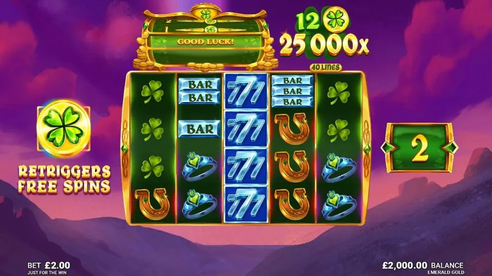 Emerald Gold slot apk para android图片1