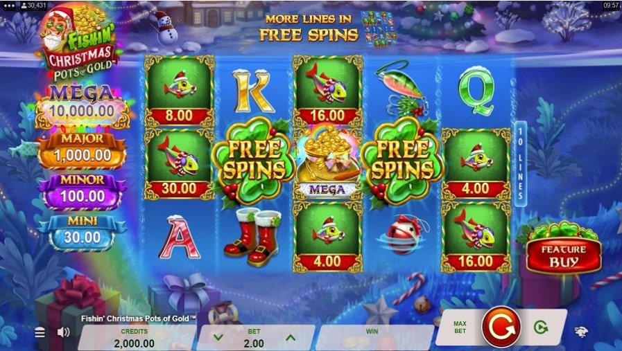 Fishin＇ Christmas Pots of Gold slot apk para android  1.0.0 screenshot 3