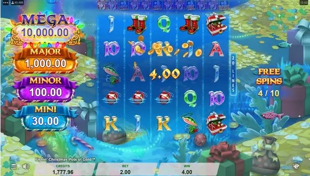 Fishin＇ Christmas Pots of Gold slot apk para android  1.0.0 screenshot 1