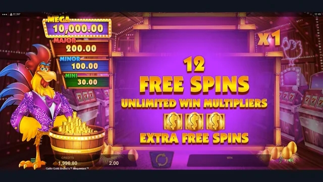 Gallo Gold Bruno＇s Megaways slot apk para android图片1