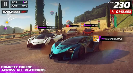 Asphalt Legends Unite mod apk dinheiro ilimitado  24.0.1f screenshot 2