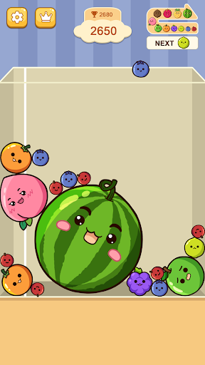 Melon Drop Fruit Merge Master mod apk dinheiro ilimitado  1.6 screenshot 1