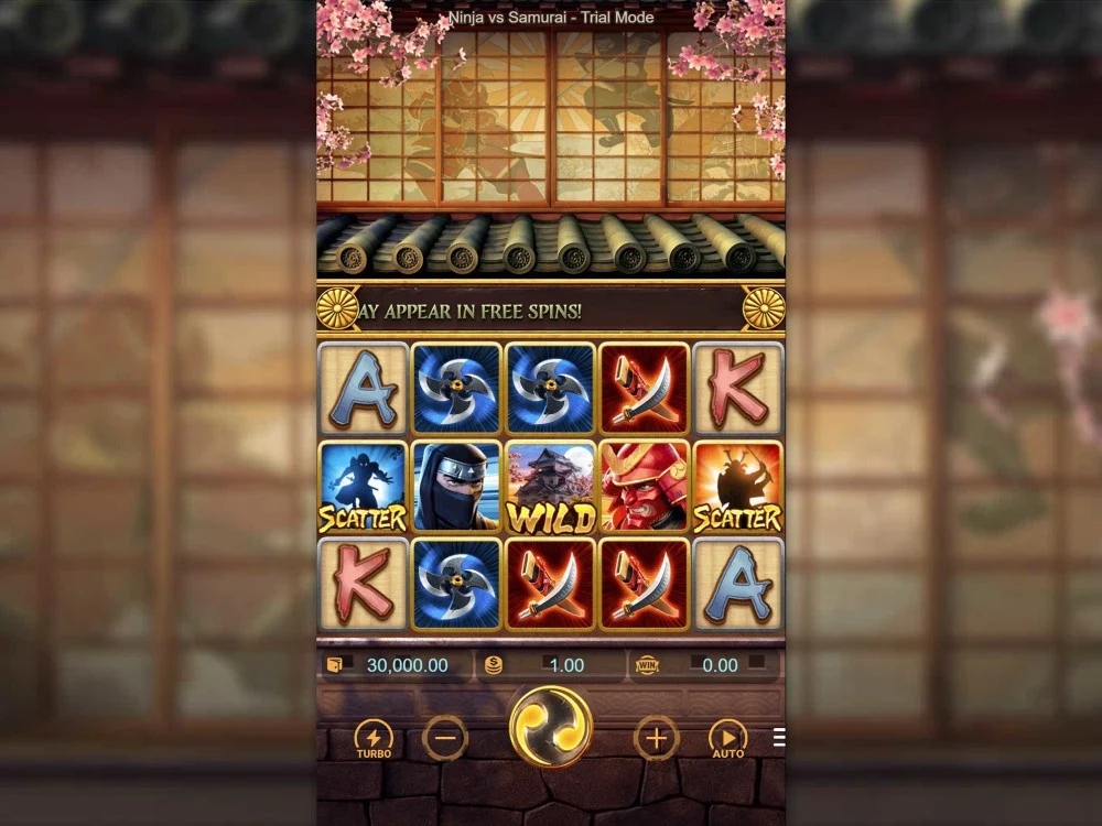 Ninja vs Samurai slot apk para android  1.0.0 screenshot 3