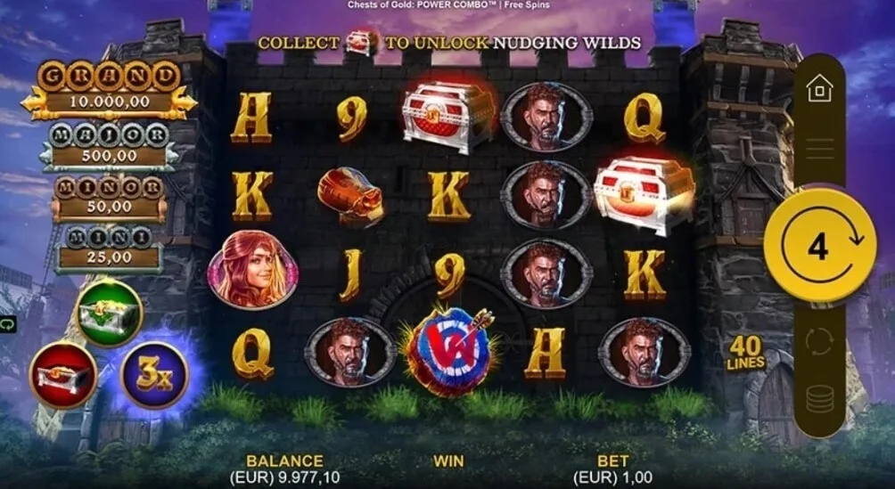 Chests of Gold Power Combo slot apk para android图片1