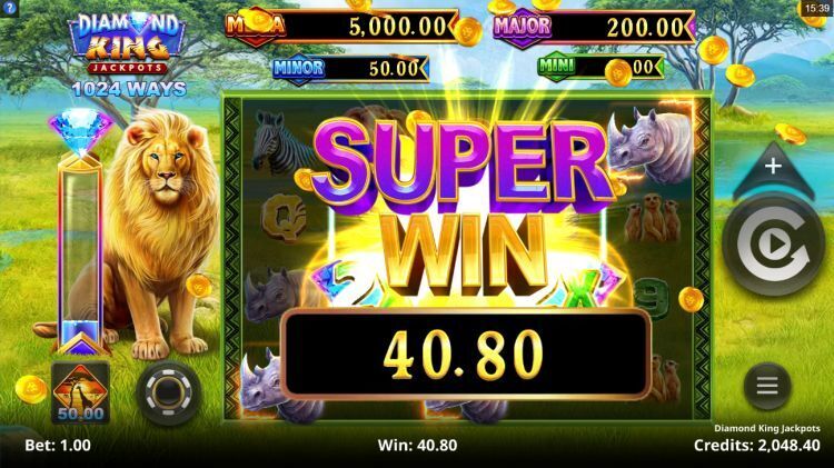 Diamond King Jackpots slot apk para android图片1