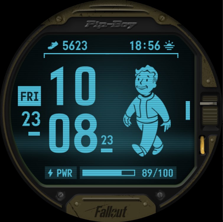 Fallout Pip Boy SE Watch Face Apk Download Grátis  1.0 screenshot 2