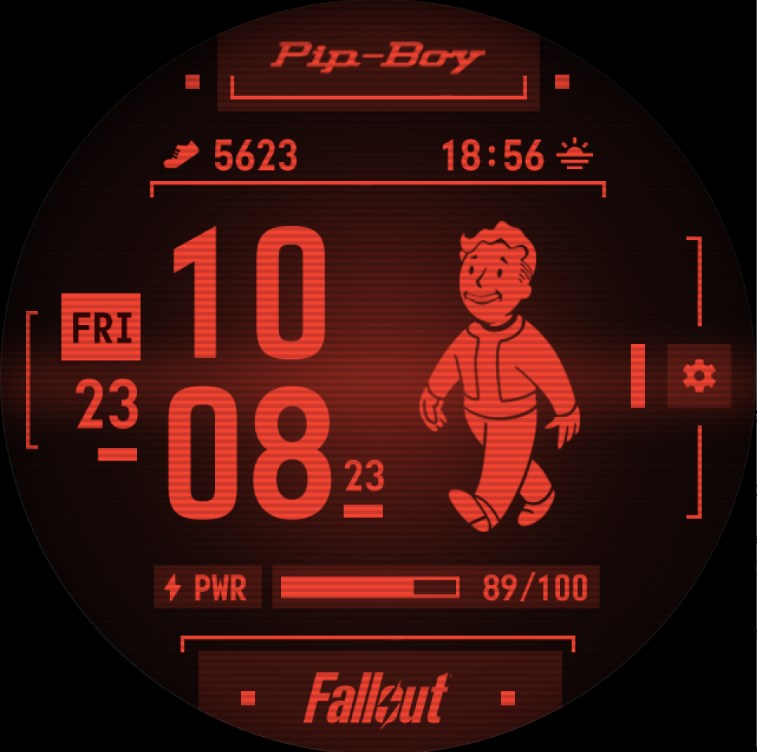 Fallout Pip Boy Watch Face Apk Mod Premium Desbloqueado   1.0 screenshot 1